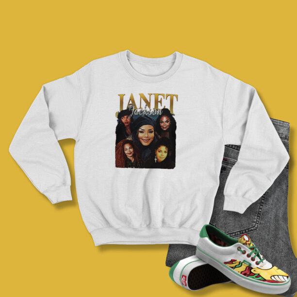 Hip Hop R&b Rock Rapper Janet JacksonVintage Sweatshirt