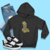 Homer Simpson Word Art Calligram Hoodie