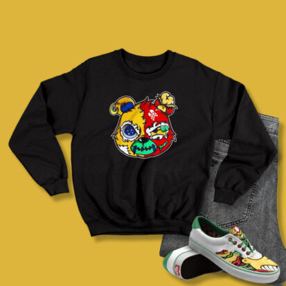 Horror Bear 90S Sneaker Unisex Sweatshirt