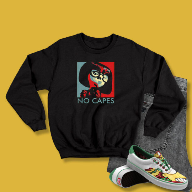 Incredibles Edna Mode No Capes Sweatshirt