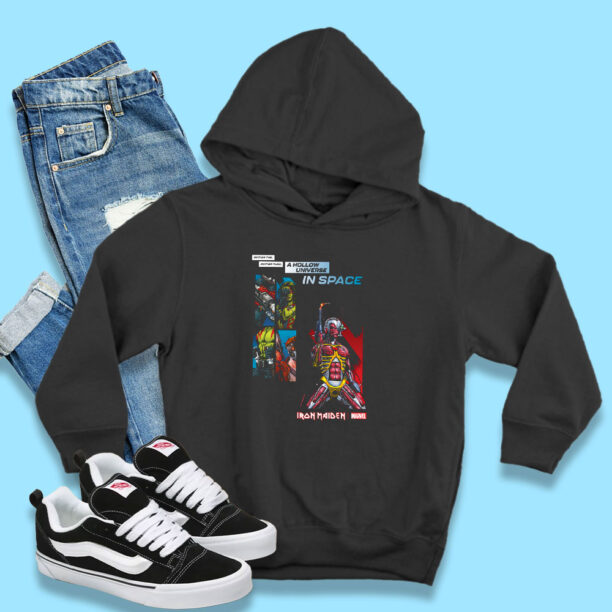 Iron Maiden X Marvel Somewhere In Time Guardians Galaxy Hoodie