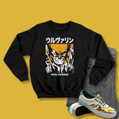 Japanese For Marvel X Men Wolverine Fans Classic Sweatshirt