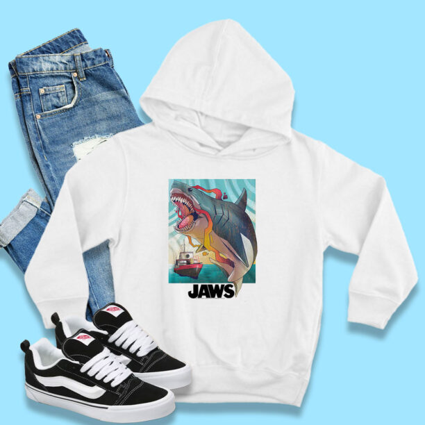 Jaws Colorful Retro Hoodie