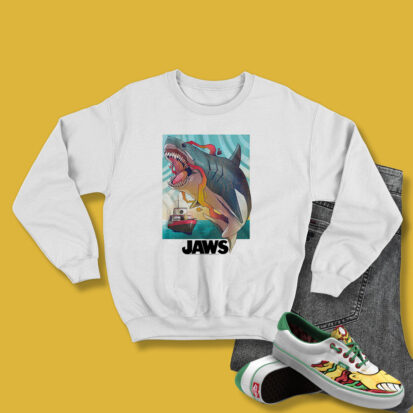 Jaws Colorful Retro Sweatshirt