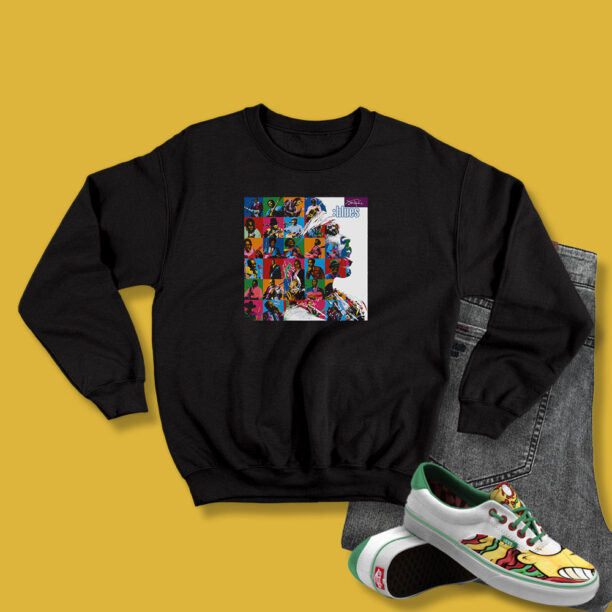 Jimi Hendrix Blues Album Cover Sweatshirt