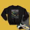 Jimi Hendrix Stars And Flowers Music Vintage Sweatshirt