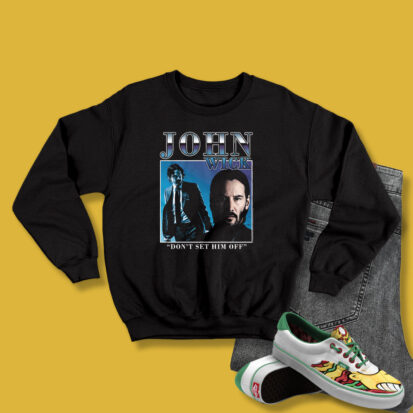 John Wick Duo Image Box Movie Sweatshirt