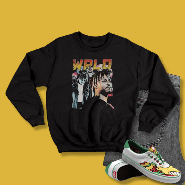 Juice WRLD 90's Vintage Homage Rapper Music Sweatshirt