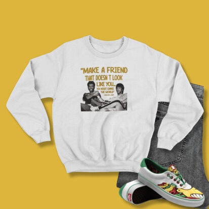 Kareem Abdul Jabbar Bruce Lee Friends Sweatshirt