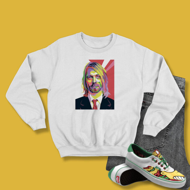 Kurt Cobain Nirvana Rock Legend Pop Art Sweatshirt