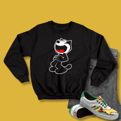 Laughing Felix The Cat Sweatshirt