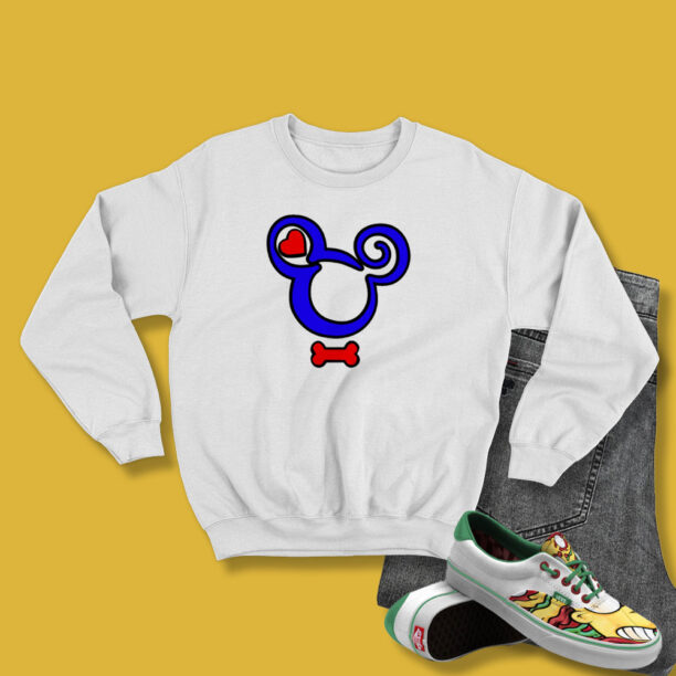 Leather Pride Abstract Mickey Sweatshirt