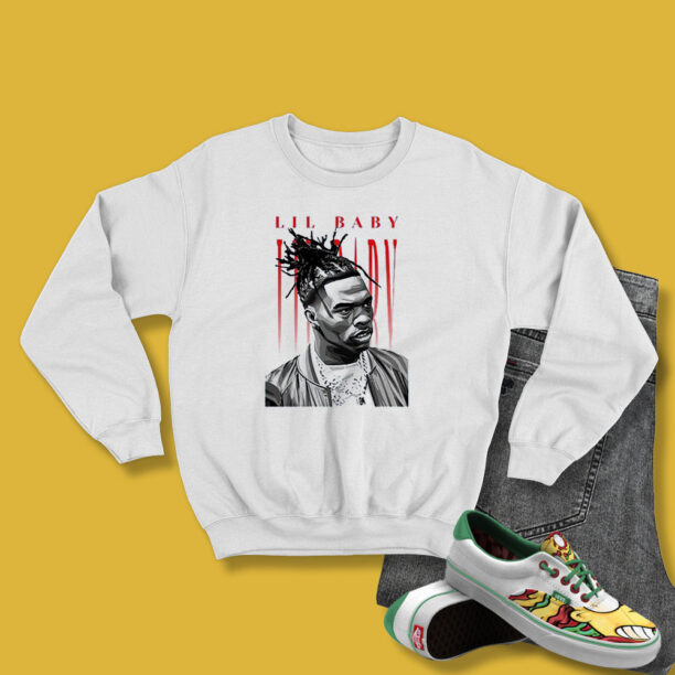 Lil Baby Rapper Graphic Vintage Sweatshirt