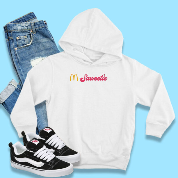 McDonald's Saweetie in Latest Celeb Meal Logo Hoodie