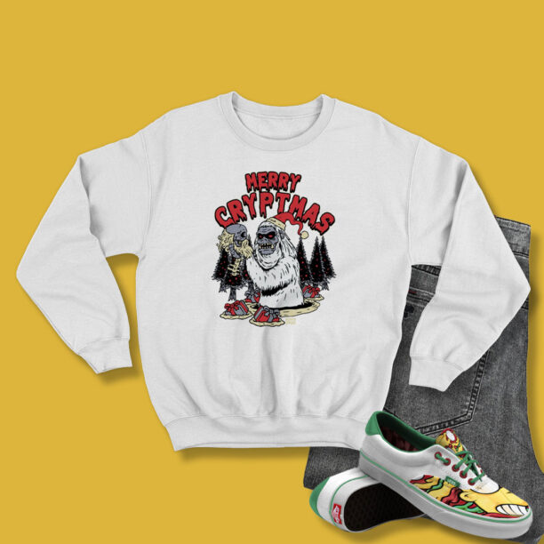 Merry Cryptmas Yeti Sweatshirt