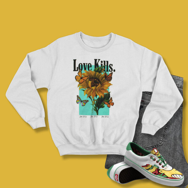 Novelty Love Kills Graphic Sweatshirt