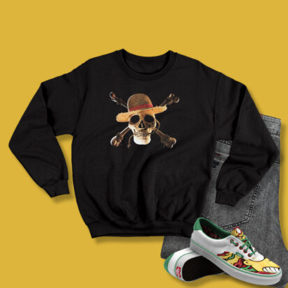 One Piece Straw Hats Live Action Jolly Roger Sweatshirt