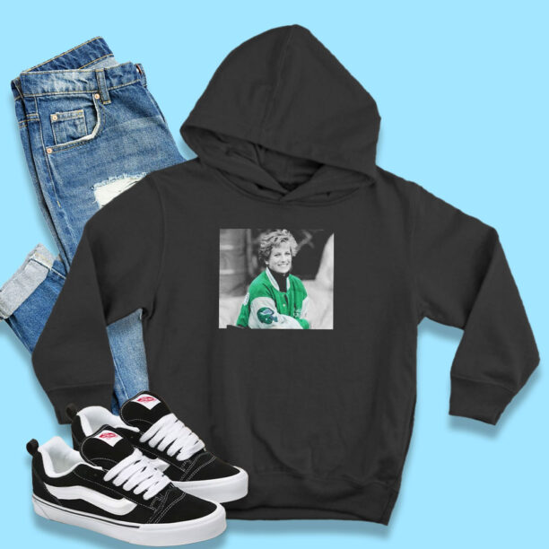 Princess Diana Wearing Philadelphia Coat Hoodie