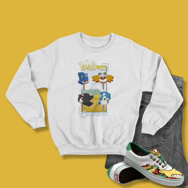 Sonic The Hedgehog Summer Popsicles Sweatshirt