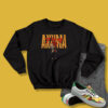 Street Fighter Street Akuma Warped Text Sweatshirt