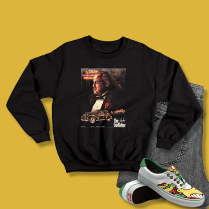 The Godfather Poster Collage Neon Sweatshirt