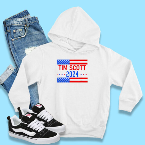 Tim Scott 2024 For President Flag Hoodie