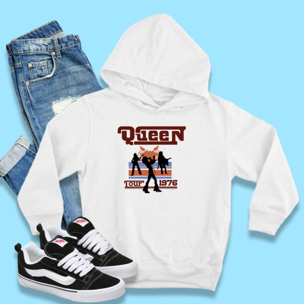 Vintage Queen 76 Tour Silhouettes Hoodie