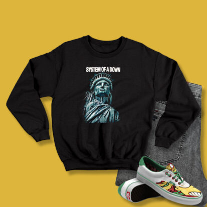 Vintage System Of A Down Sad Statue Sweatshirt