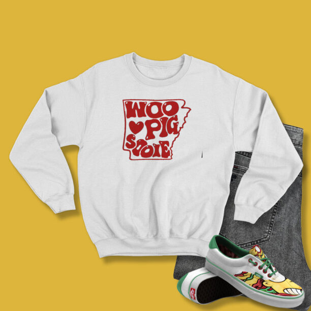 Woo Pig Sooie State Heart Sweatshirt