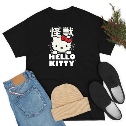 Chant God Hello Kitty Kaiju T Shirt