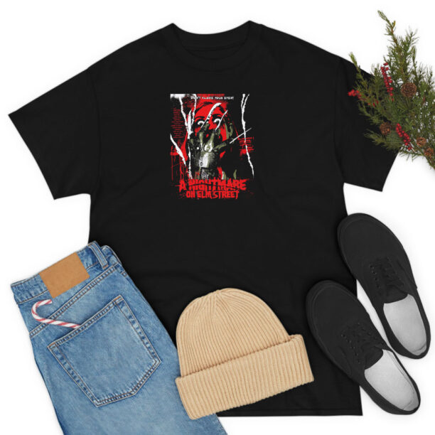 A Nightmare On Elm Street Inspired Movie Poster T Shirt