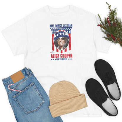 Alice Cooper For President 2024 Make America T Shirt