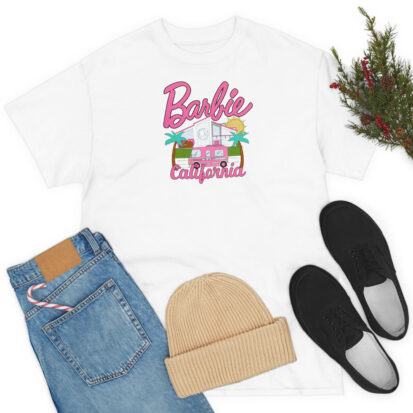 California Barbie Dreamhouse Boyfriend Fit Girls T Shirt