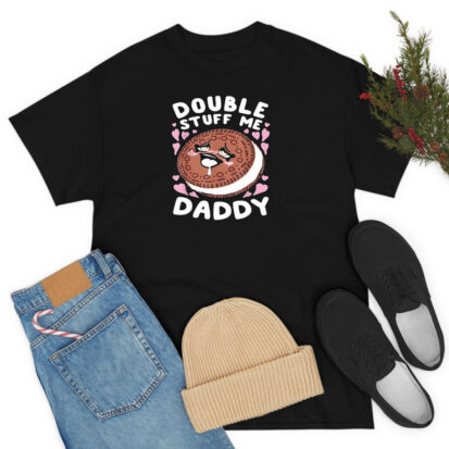 Double Stuff Me Daddy Ahegao Face T Shirt