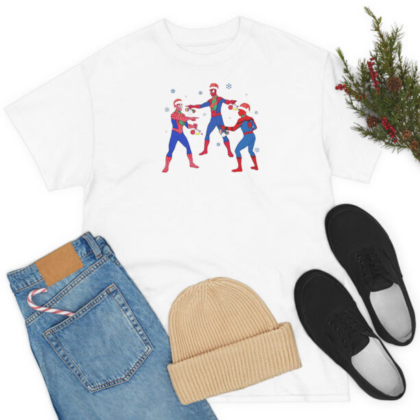 Funny Avengers Spiderman Christmas T Shirt