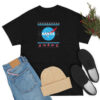 Happy Merry Christmas Santa Nasa Logo Parody T Shirt