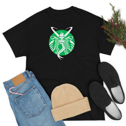 Krampus Presso StarBucks Parody T Shirt