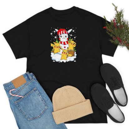 Merry Christmas Santa Pikachu Mashup T Shirt