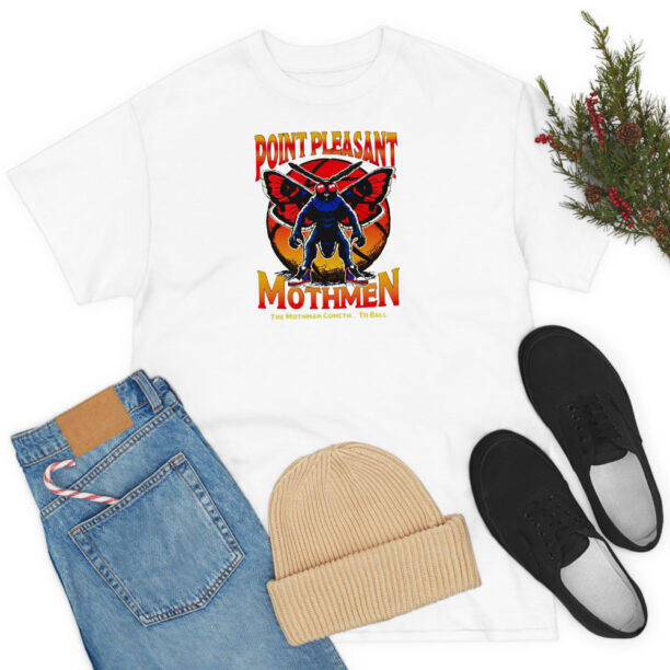 Point Pleasant Mothman The Mothman Cometh To Ball T Shirt