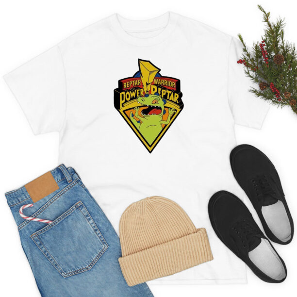 Reptar Warrior Power Reptar Logo T Shirt