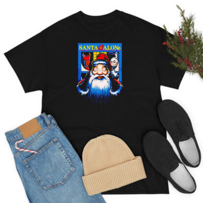 Santa Claus X Home Alone Santa Alone T Shirt