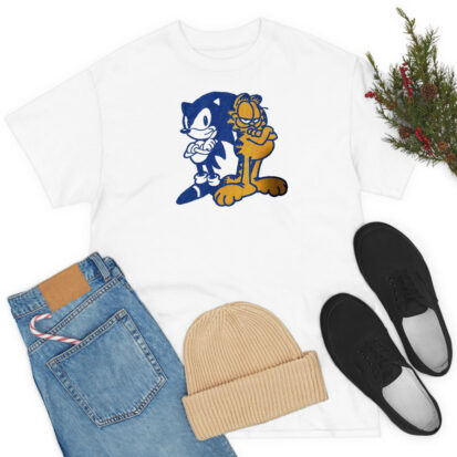 Sonfield Sonic And Garfield T Shirt