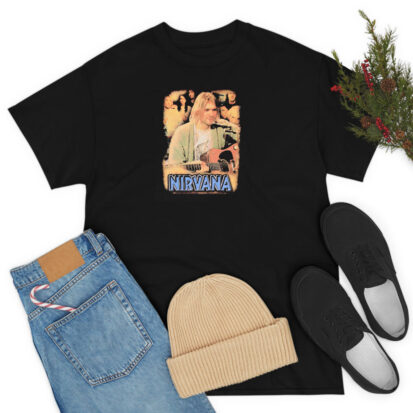 Vintage Nirvana Kurt Cobain T Shirt