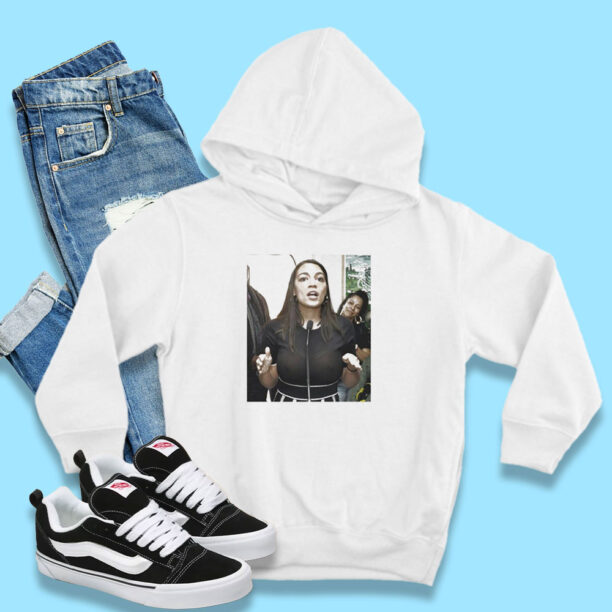 Alexandria Ocasio Cortez AOC See Through Slow Sown Hoodie