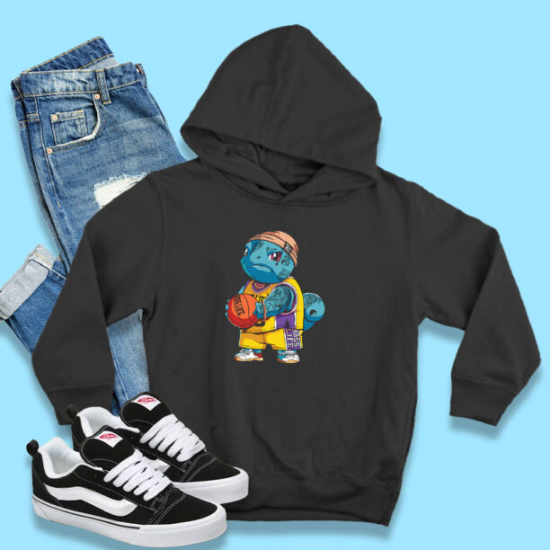 Basketball Squirtle Pokemon Hoodie