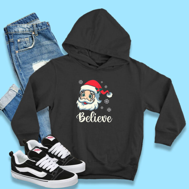 Believe Christmas Believe Santa Hoodie