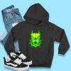 Billy Ray Dog Lime Green Face Hoodie