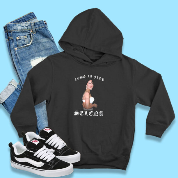 Como La Flor Selena Vintage Hoodie