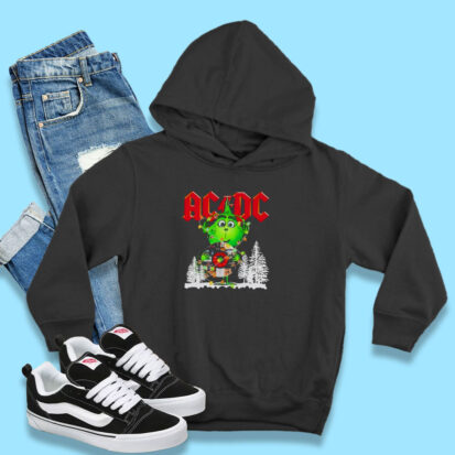 Grinch Acdc 2023 Merry Christmas Hoodie