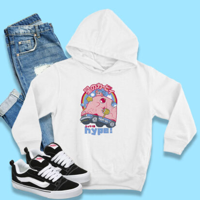 Kirby Pink Hype Game Hoodie